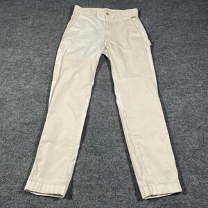 Lacoste Live Carpenter Pants Mens 30x31 Colorblock Embroidered Alligator Retro